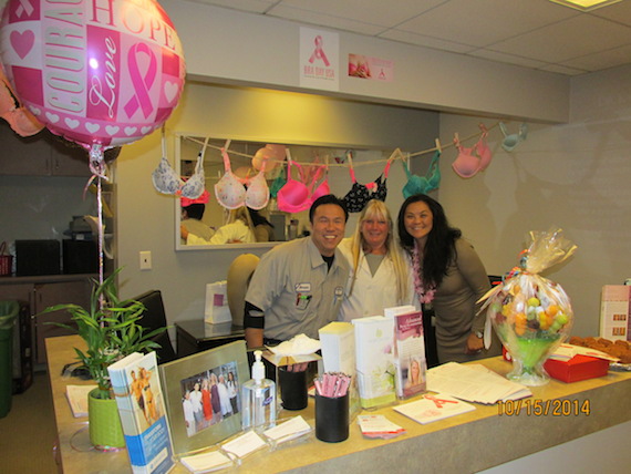 Benson, our go-to handyman and hero, Nurse Mari and Mary Pasache at BRA Day 2014